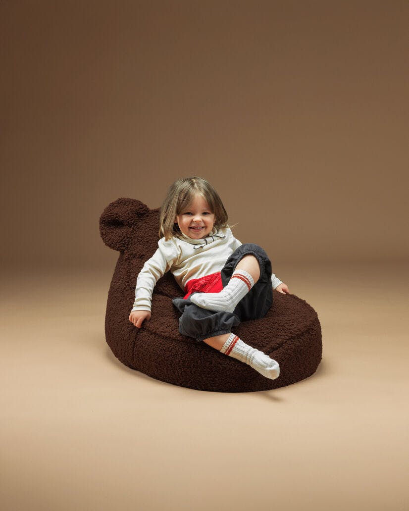 Warm Hazel Bear Beanbag