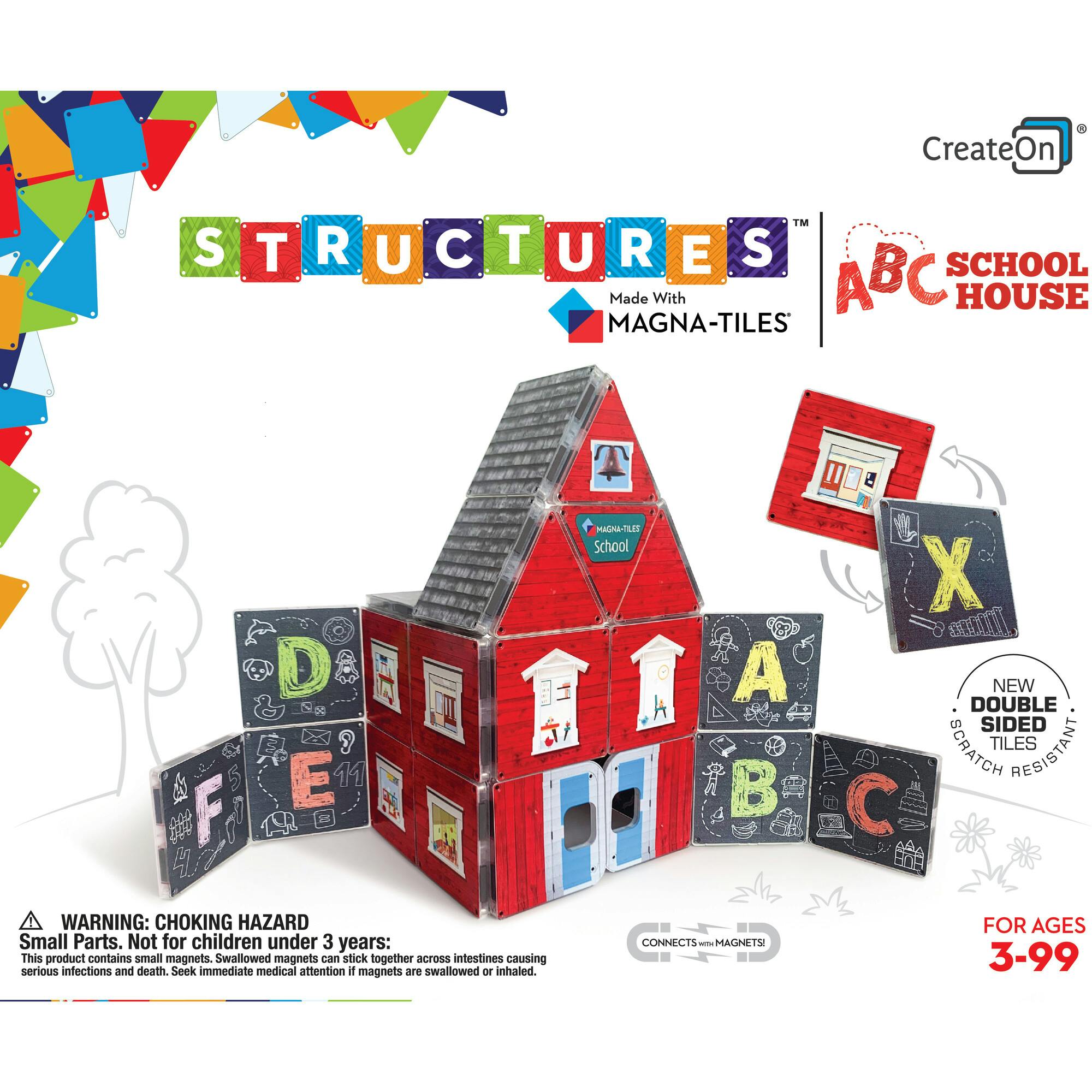 ABC Schoolhouse Magna-Tiles Structures