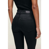 Bridget Boot High Rise Instasculpt™ Crop Jeans Black Coated