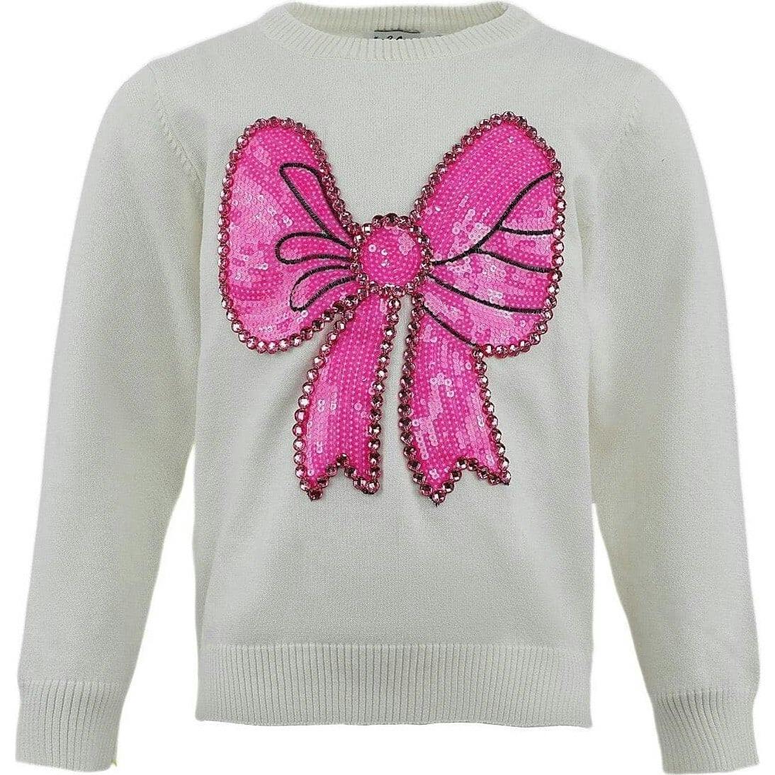 Pinky Big Bow Sweater