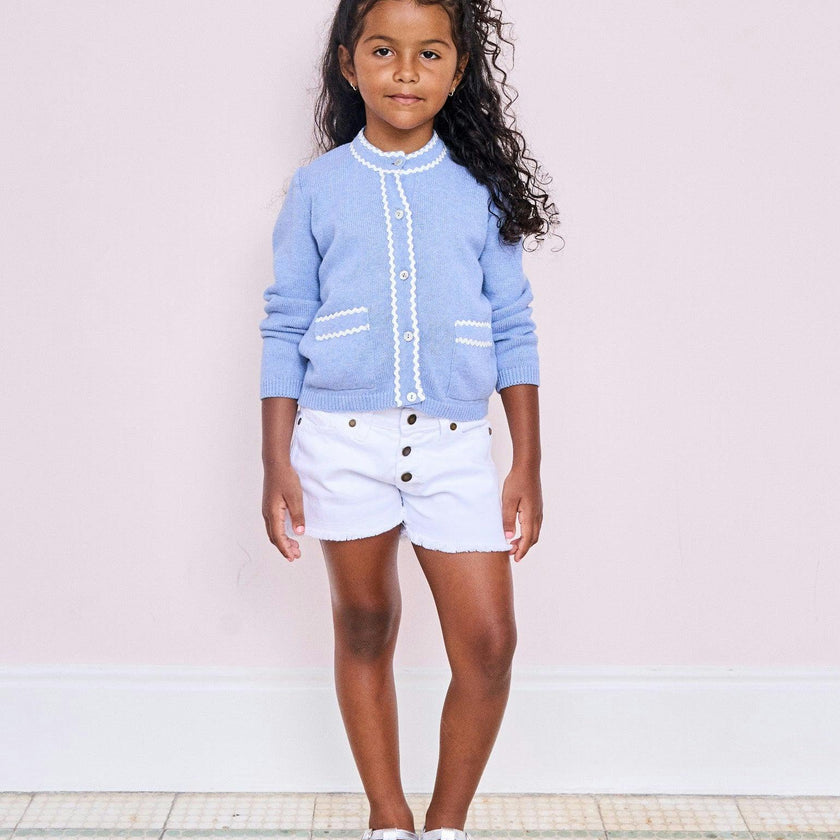 Blue Alegria Cotton Girl Cardigan