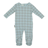 Houndstooth Long Sleeve Footie