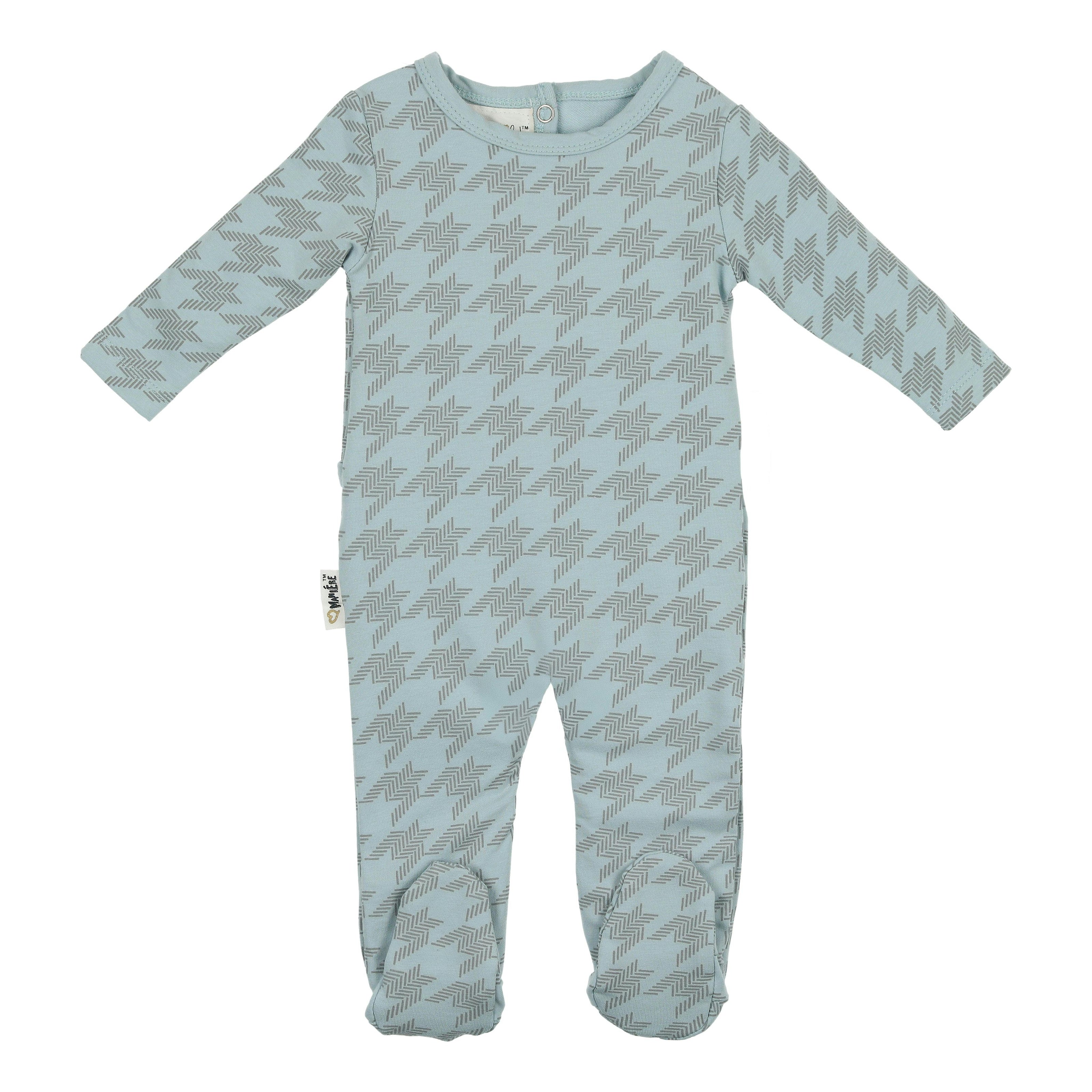 Houndstooth Long Sleeve Footie