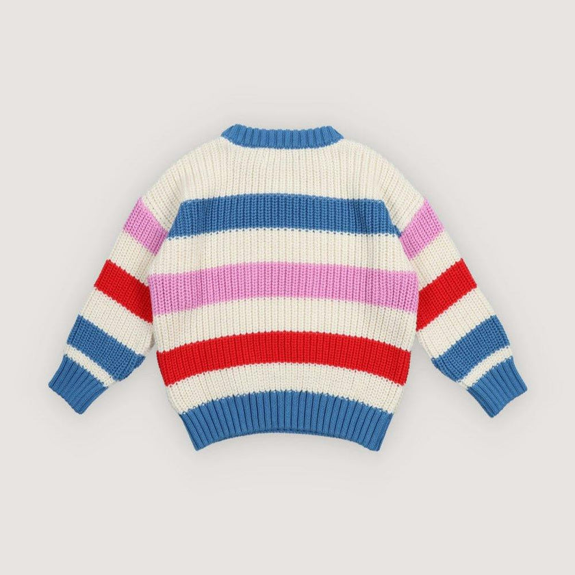 Celosia Jumper Iris Whisper Stripes