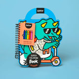 SUPER COLORING & STICKER BOOK DINO