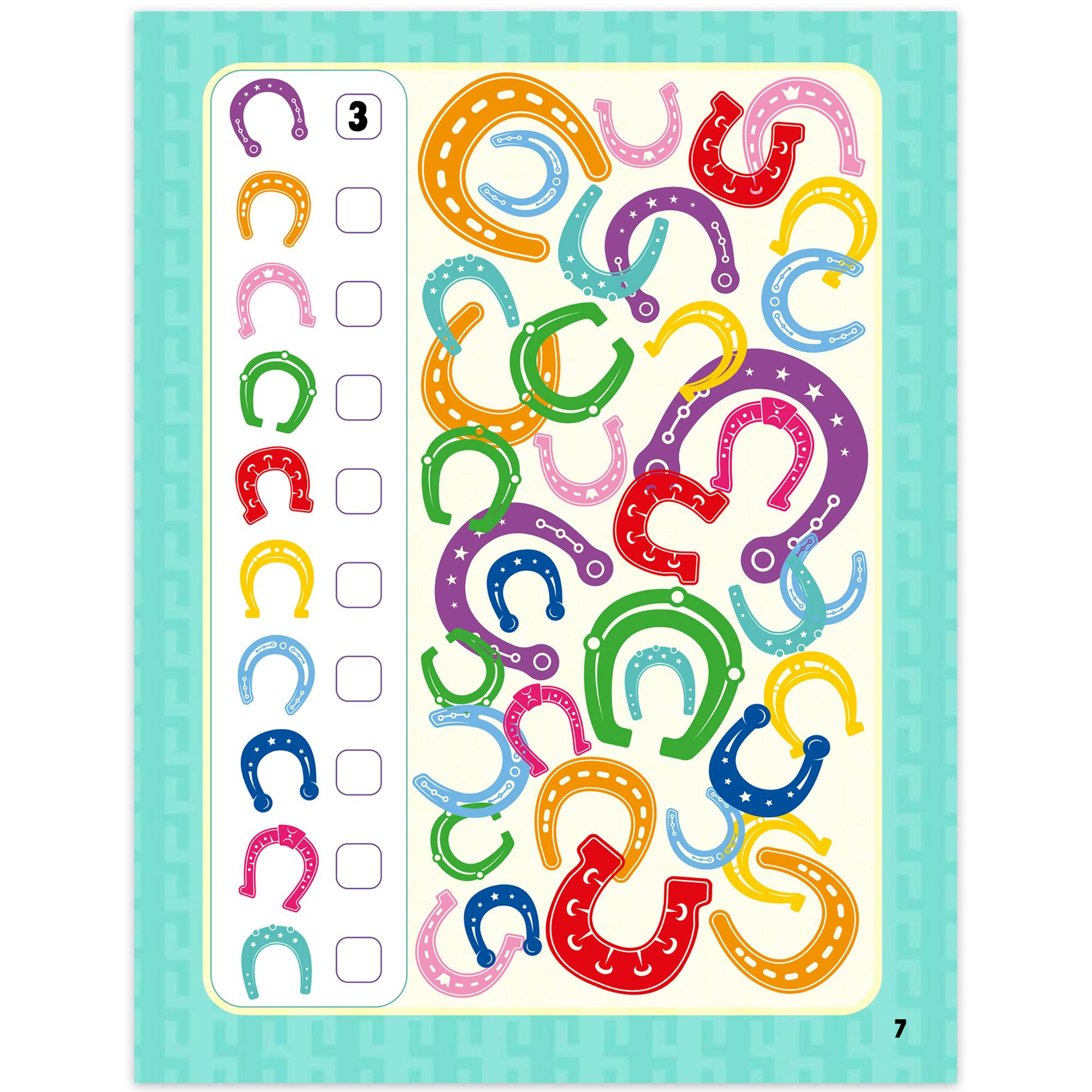 Scratch & Glitter Activity Book: Horses