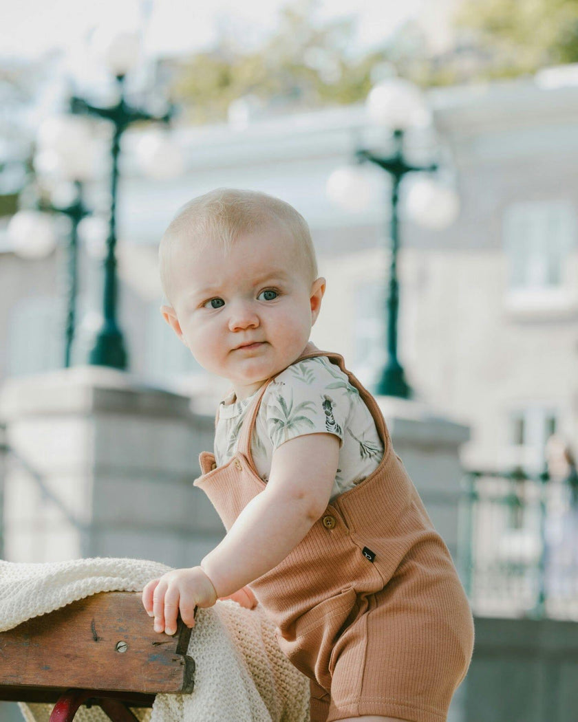Organic Cotton Jersey T-Shirt And Cotton Rib Pants Set