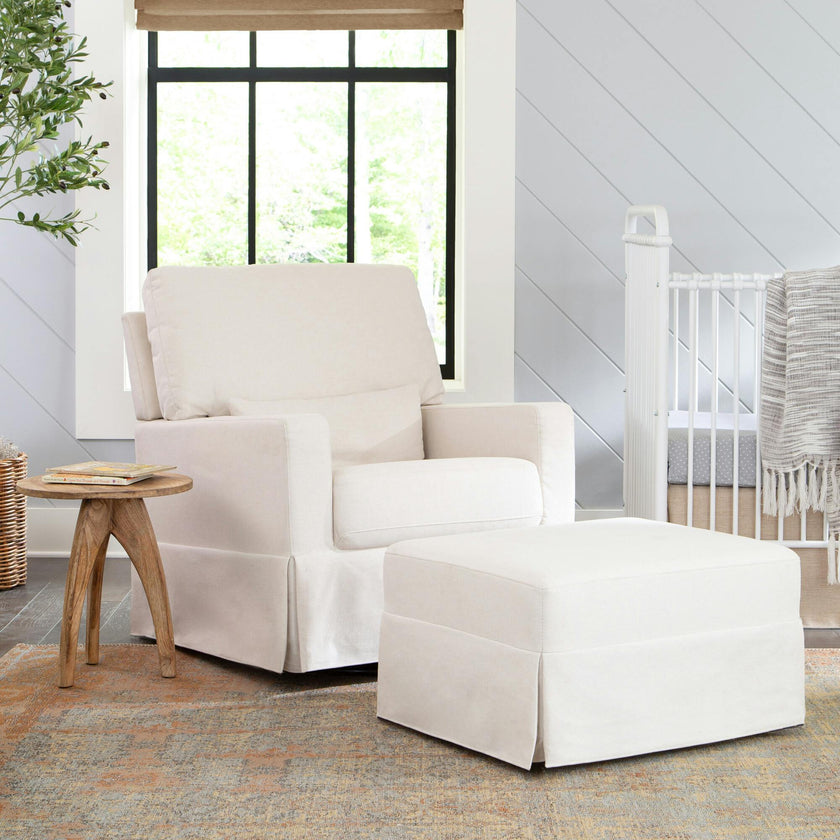 Crawford Pillowback Comfort Swivel Glider