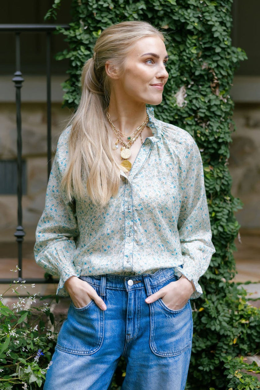 Harper Top in English Garden