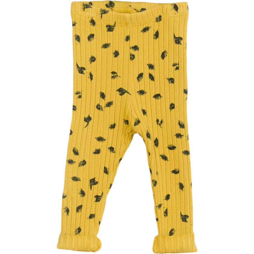 Allover Leaf Print Leggings