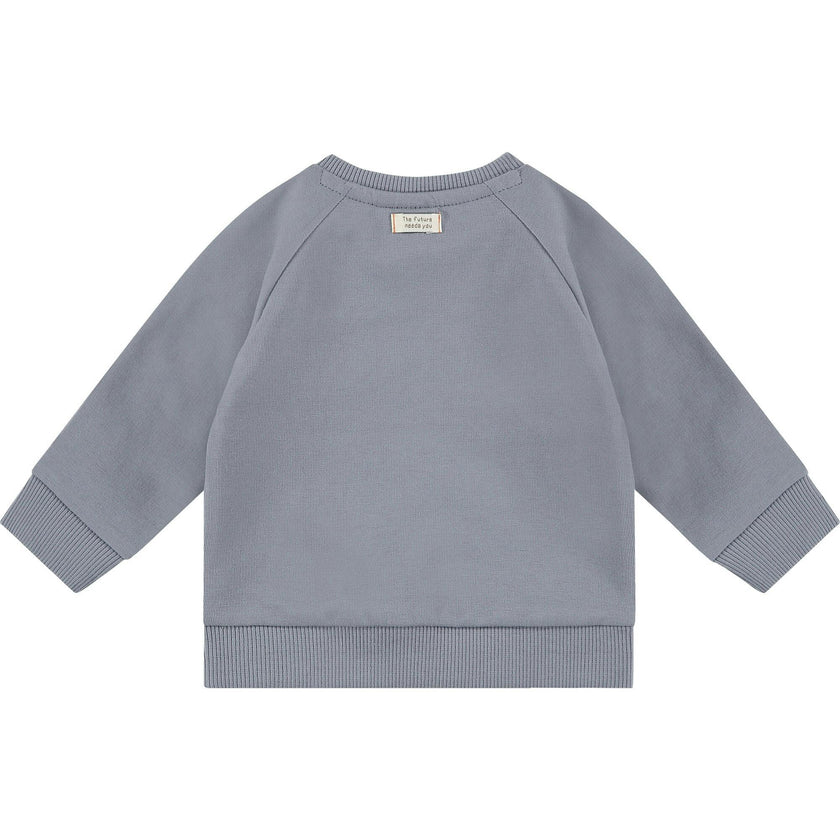 Crew Neck Chef Graphic Print Sweatshirt