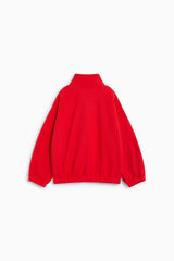 Cloudy Fleece Sweatshirt Chinese Red