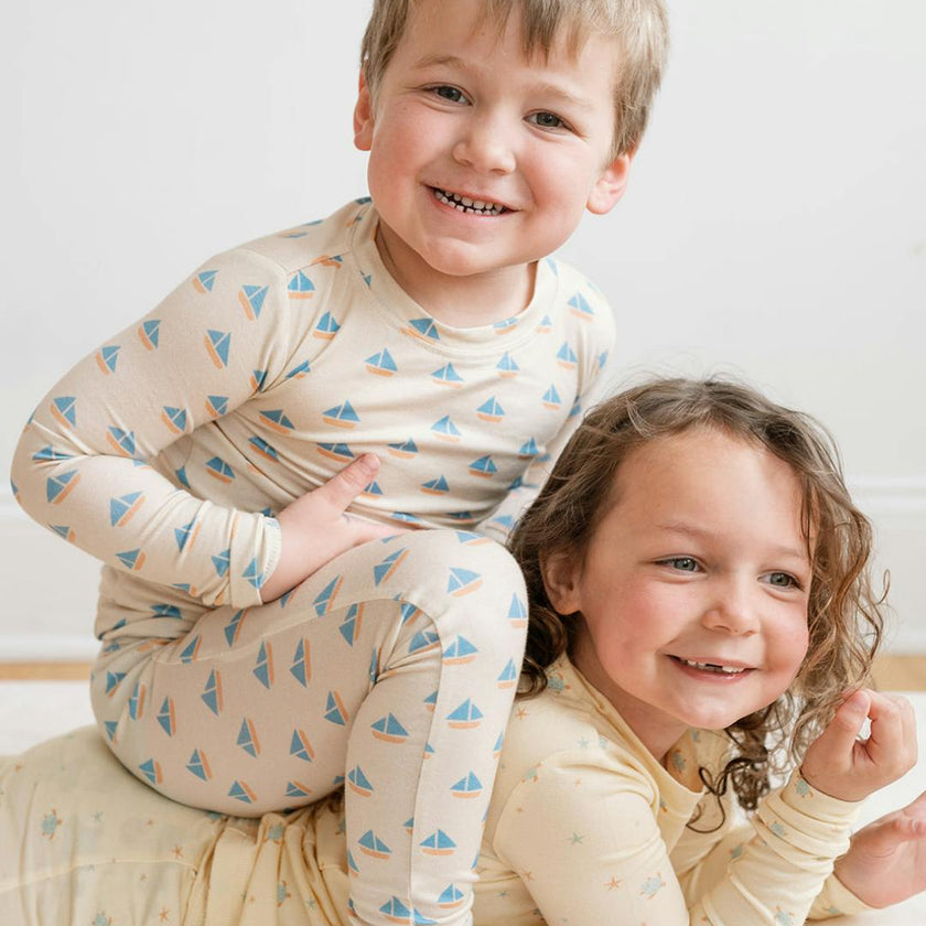 Modal Pajama Set in Turtles