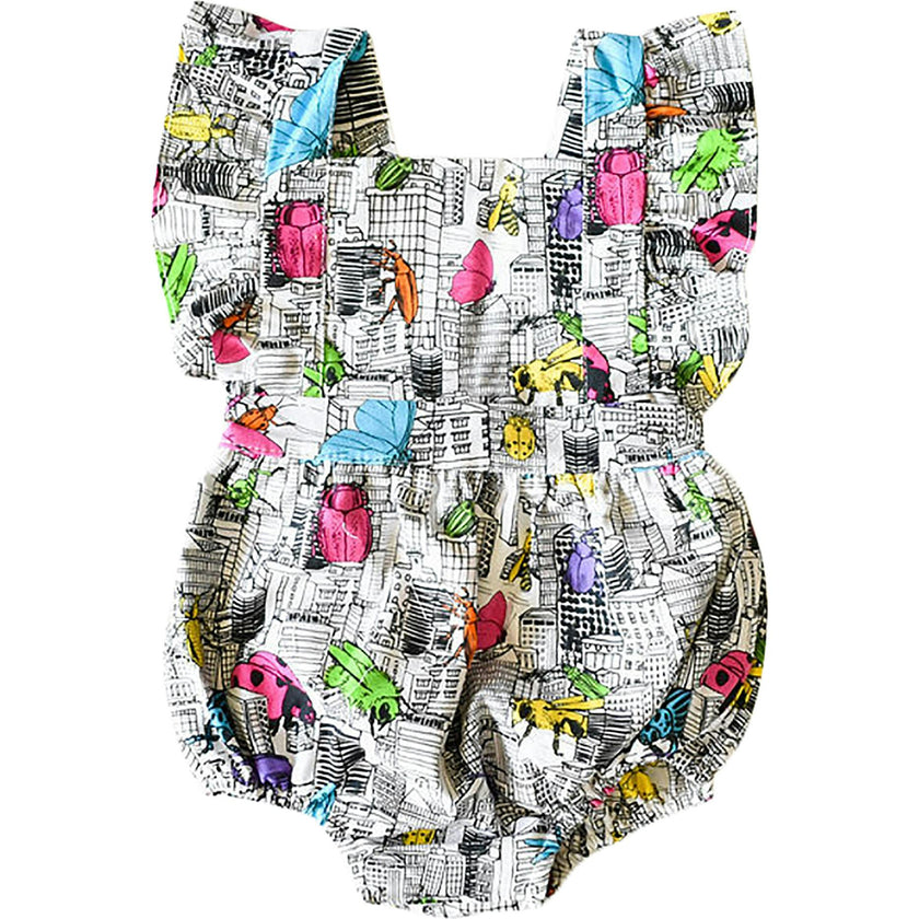 Bug Invasion Bubble Romper