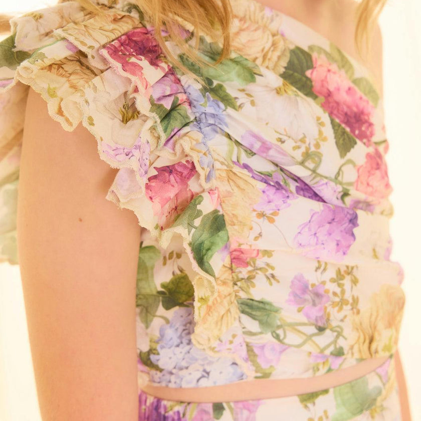 Seraphina One Shoulder Cotton Top