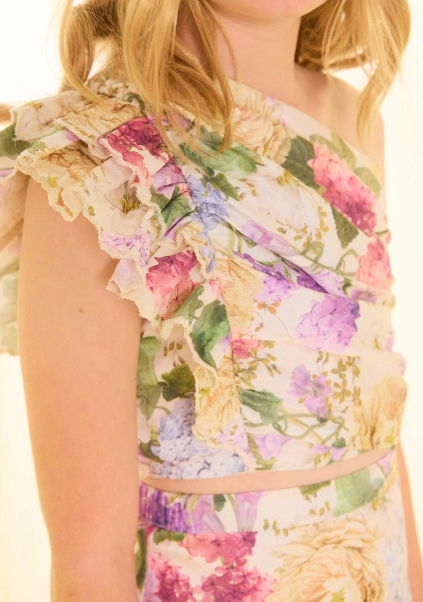 Seraphina One Shoulder Cotton Top