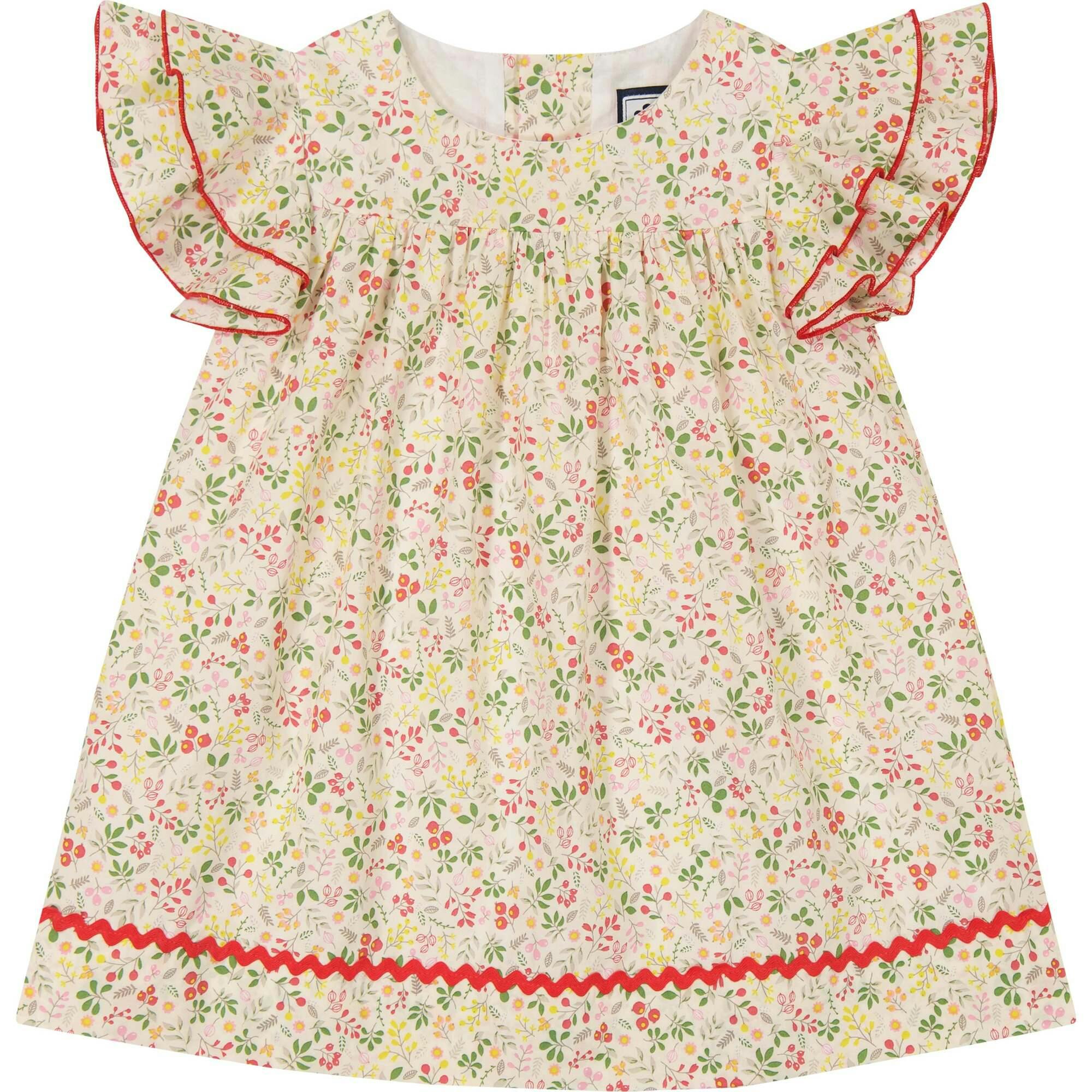 Maeve Ruffle Sleeve Baby Dress, Florals