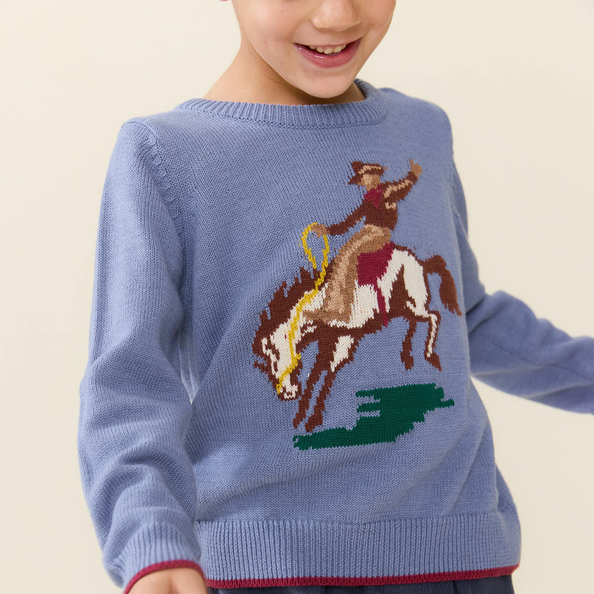 Boys Oliver Sweater - Bronco