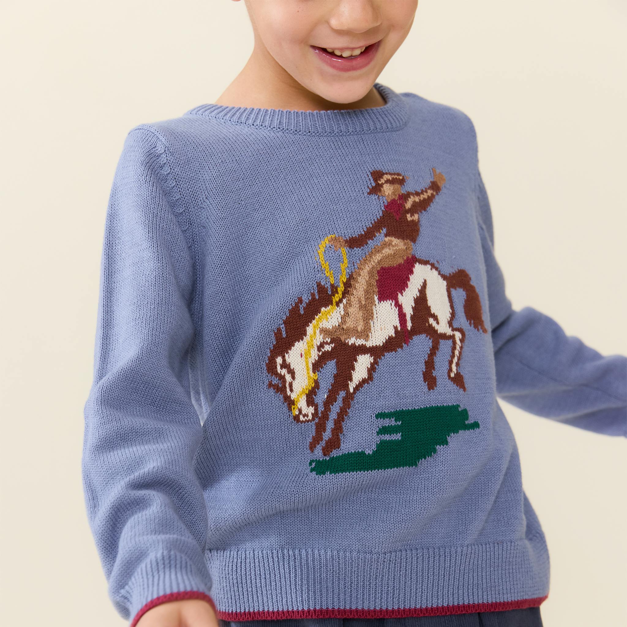 Boys Oliver Sweater - Bronco