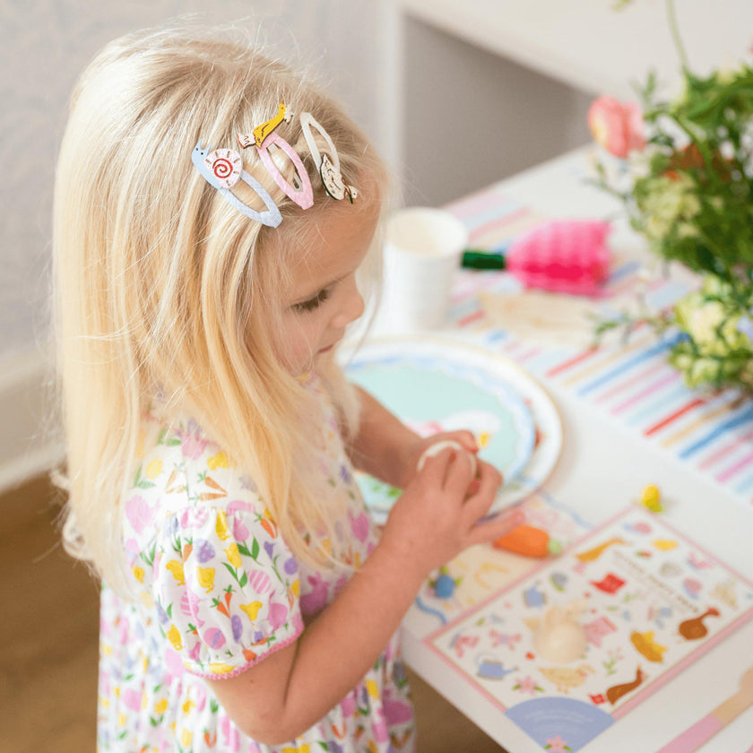 Silly Goose Garden Hair Clip Set
