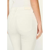 Mara Straight Mid Rise Instasculpt 27" Jeans | White