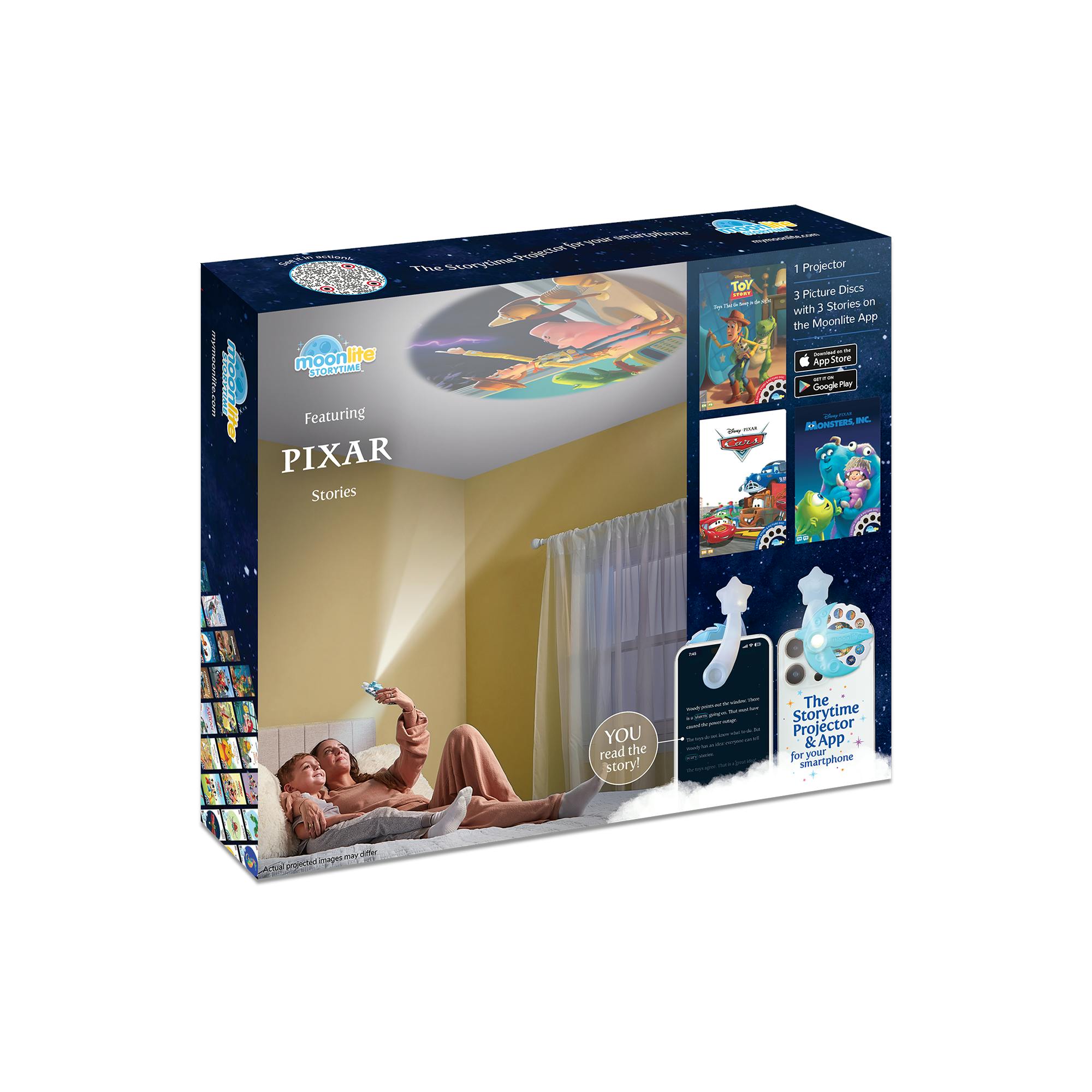 Pixar 3-Story Collection with Projector