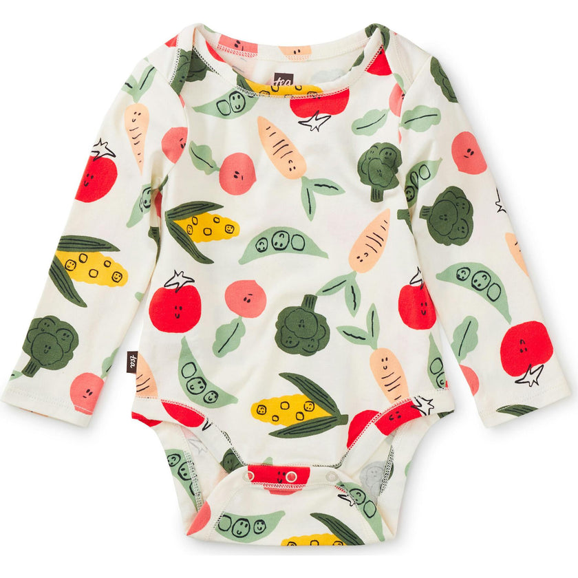 Printed Full Sleeve Bodysuit, Multi