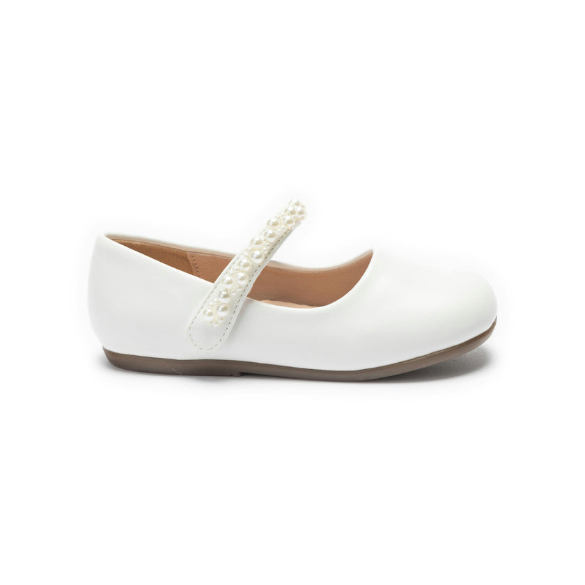 White Ophelia Pearl Shoes