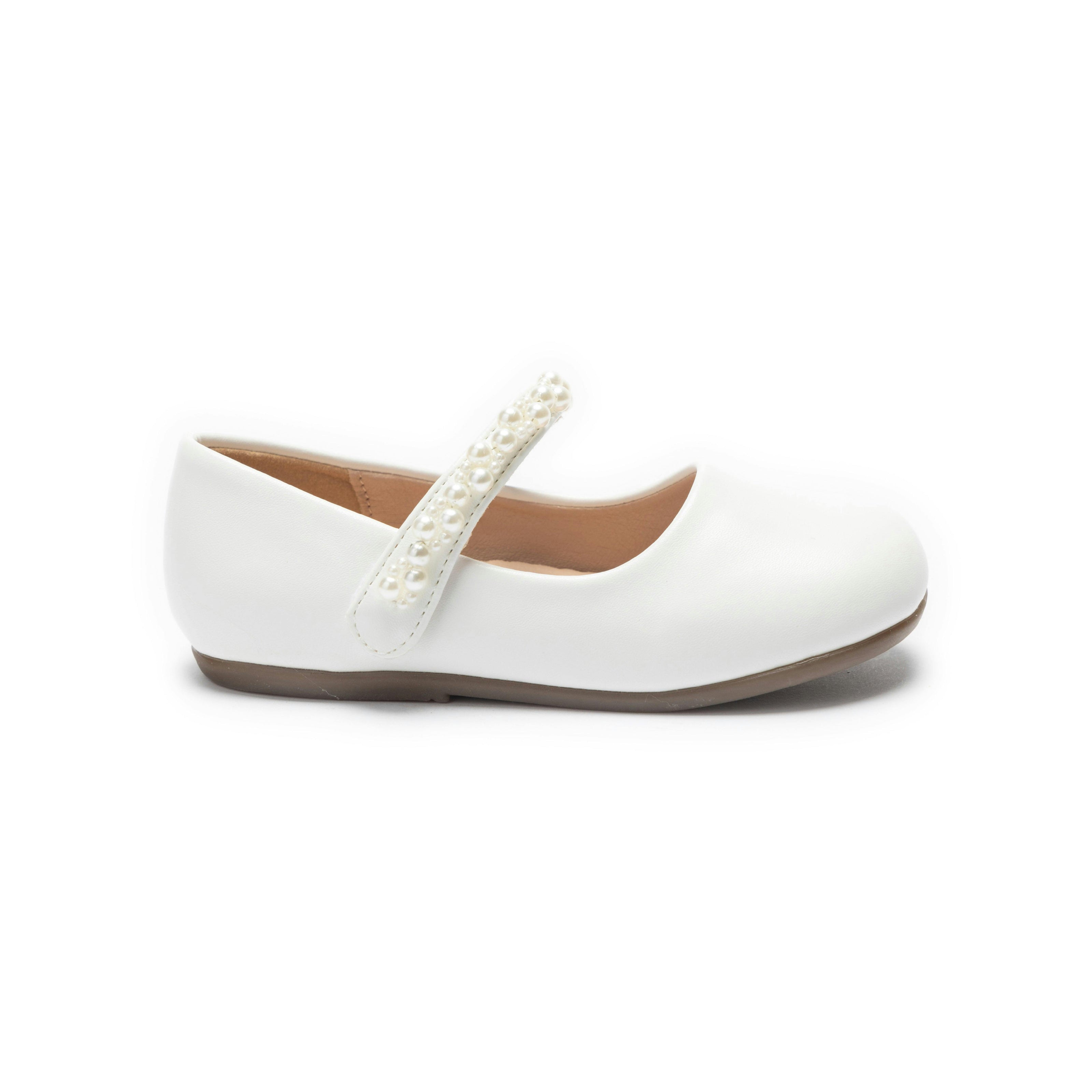 White Ophelia Pearl Shoes