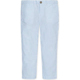 Organic Seersucker Suit Pant, Blue