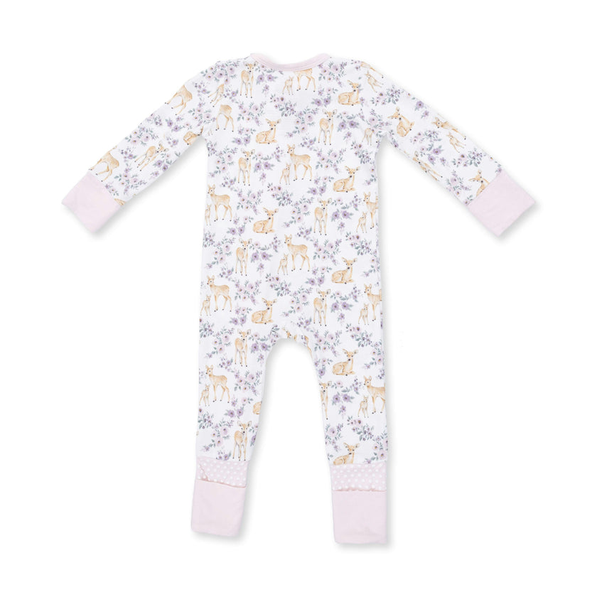 Floral Deer - Convertible Romper