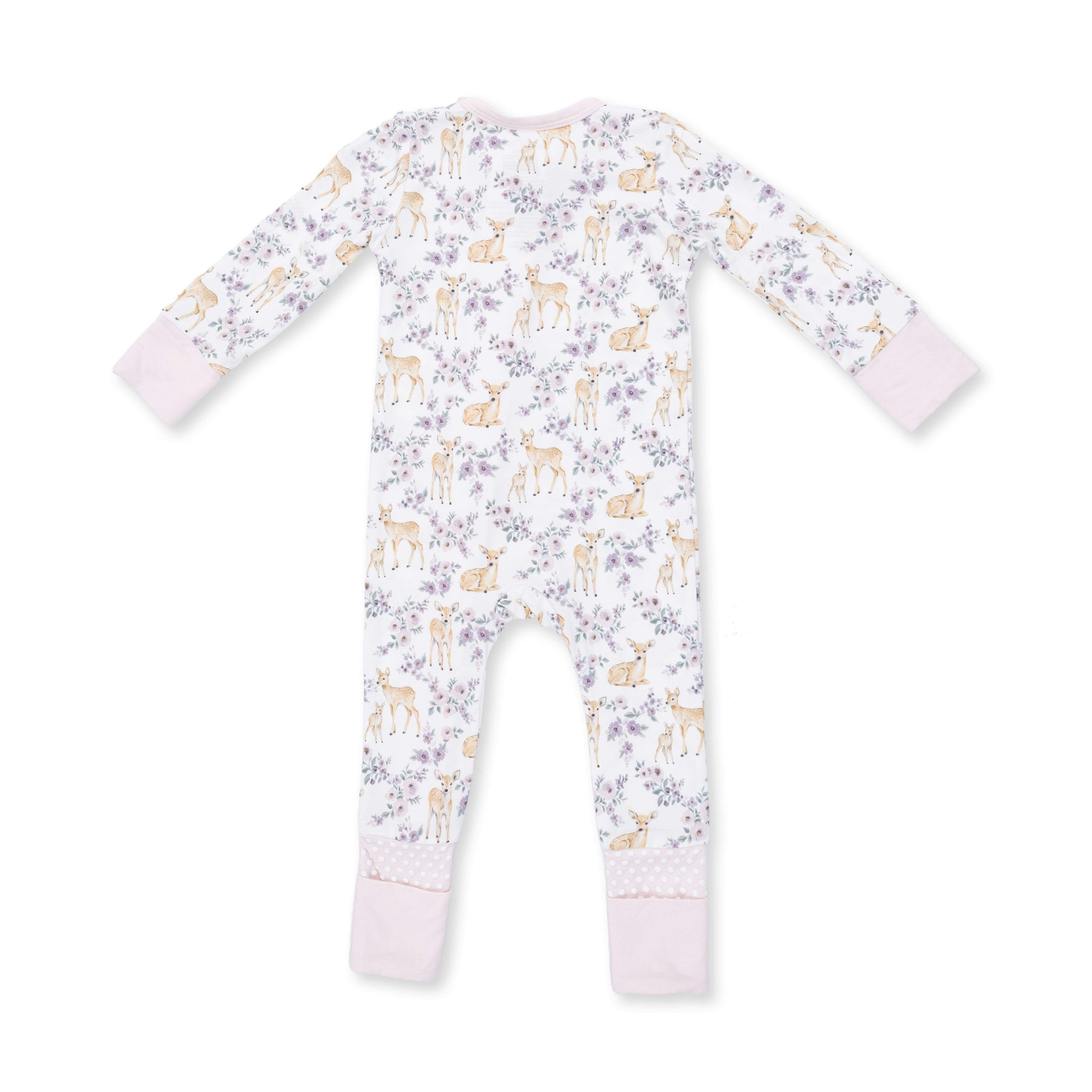Floral Deer - Convertible Romper