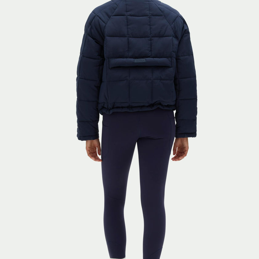 Nellie Packable Puffer Jacket Navy