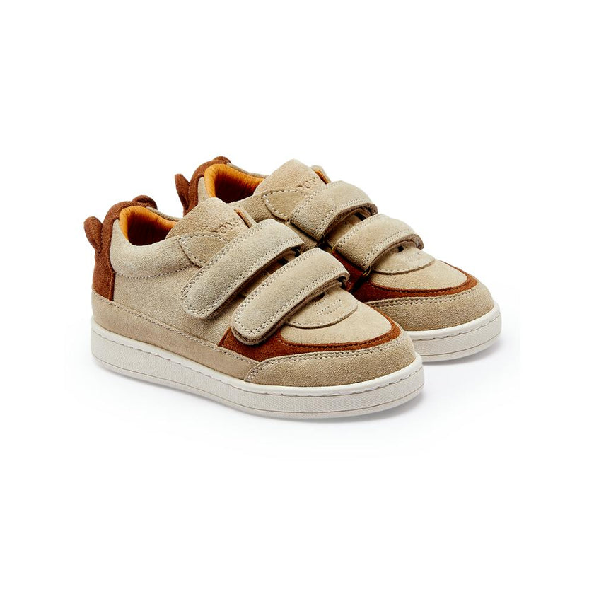 Rinou Sneakers | Bear | Taupe Suede
