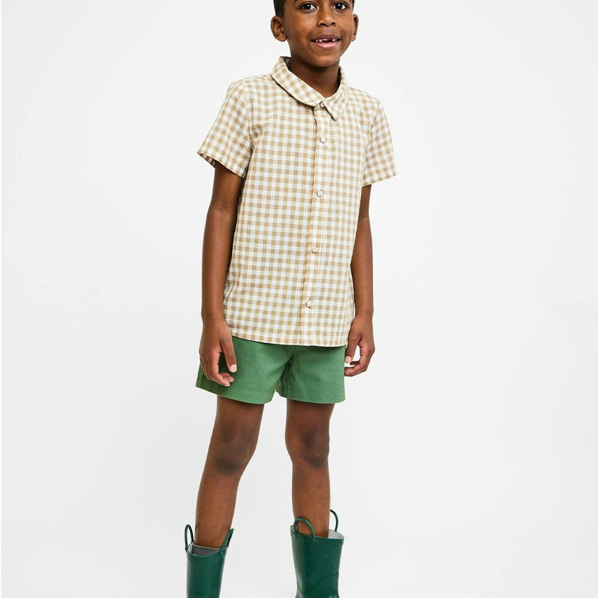 Jack Lee Shirt, Camel Check