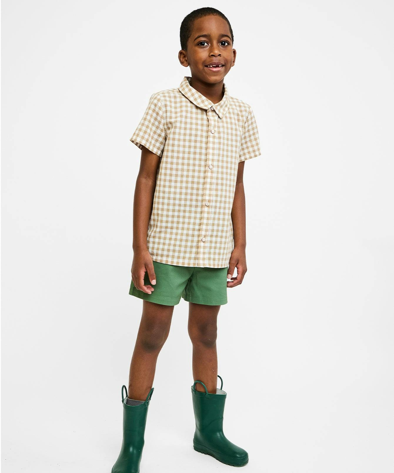 Jack Lee Shirt, Camel Check