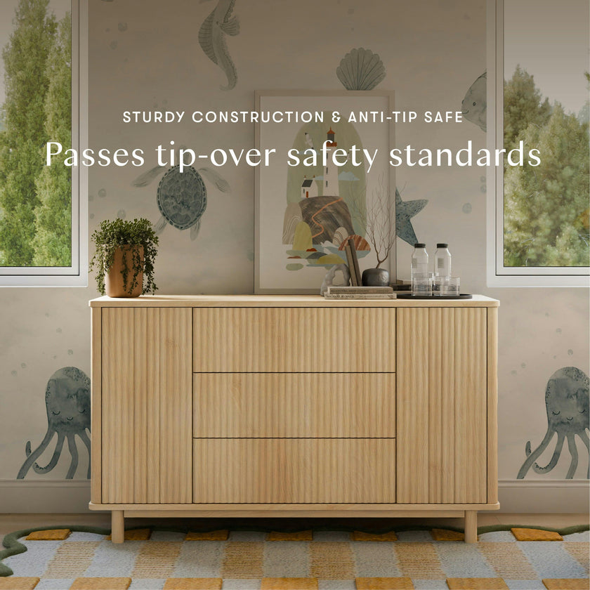 Babyletto Pogo Tambour Extra Wide Assembled Dresser (58")