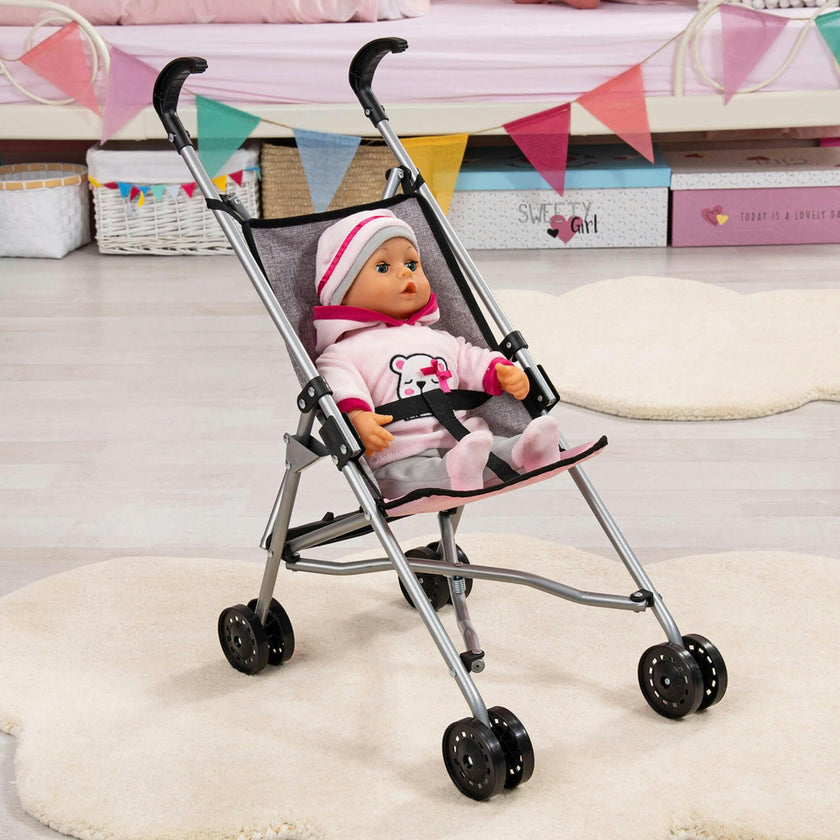 Doll Umbrella Stroller in Grey – Maisonette