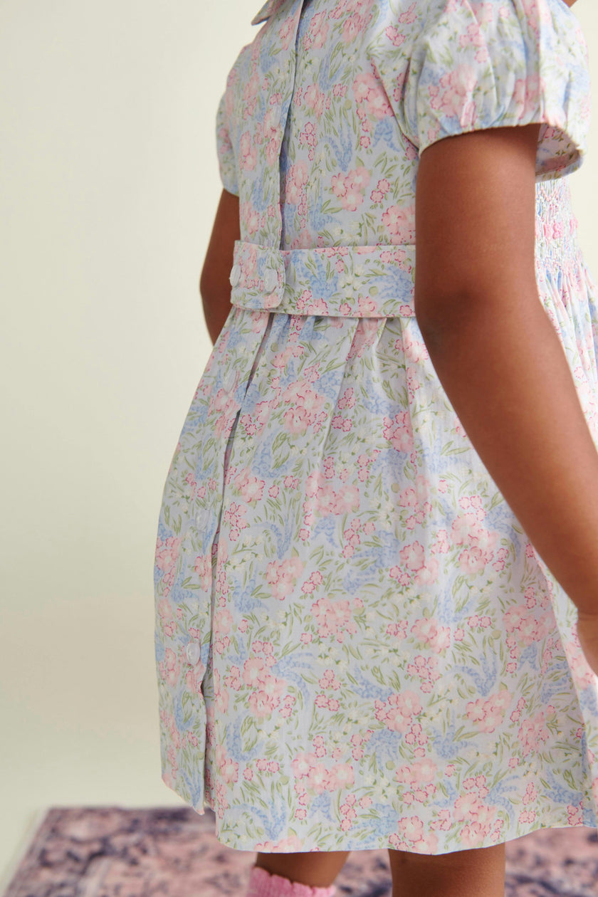 Hand-Smocked Baby Dress