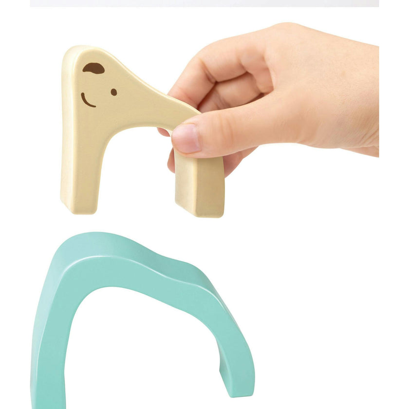 Hape: Arctic Polar Stacking Blocks - Wooden Nesting Toy