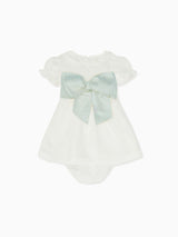 Vega Ceremony Baby Girl Set with Silk Sash