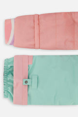 Two Piece Play Snowsuit Multicolored Line Print
