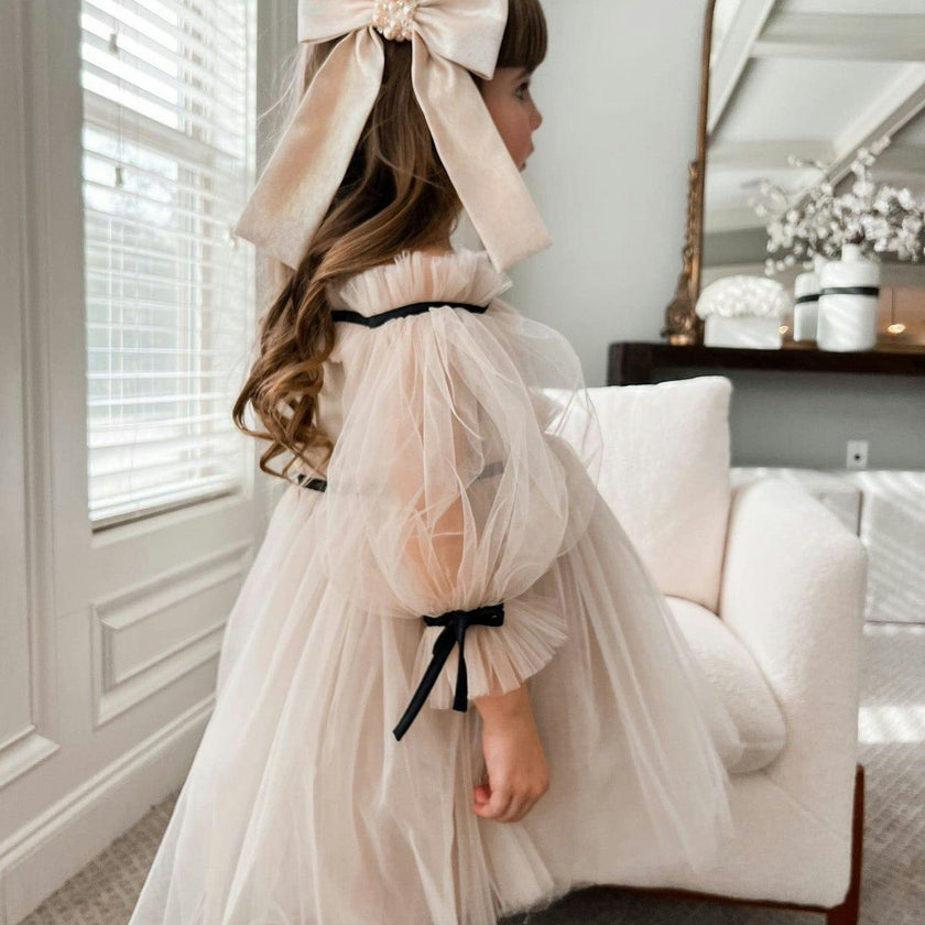 Jackie Jacquard Hair Bow