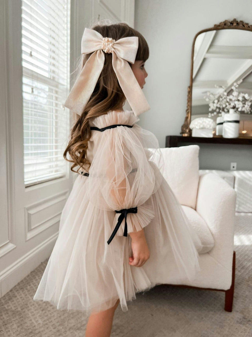 Jackie Jacquard Hair Bow
