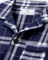 Kid's Brushed Twill Pajama Set in Oxford Tartan