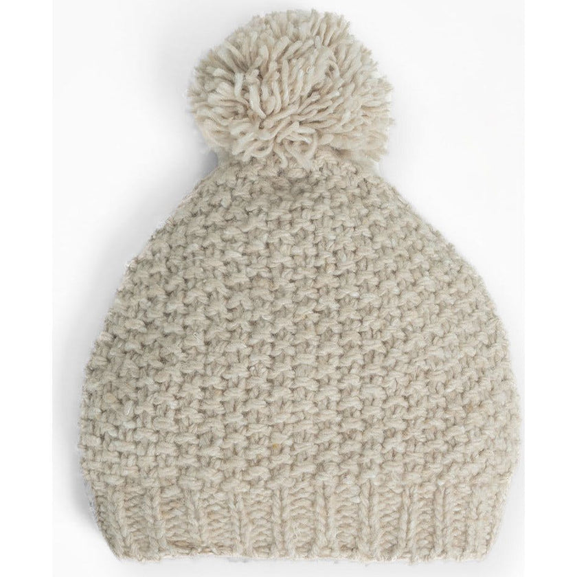 Knit Pom Pom Hat
