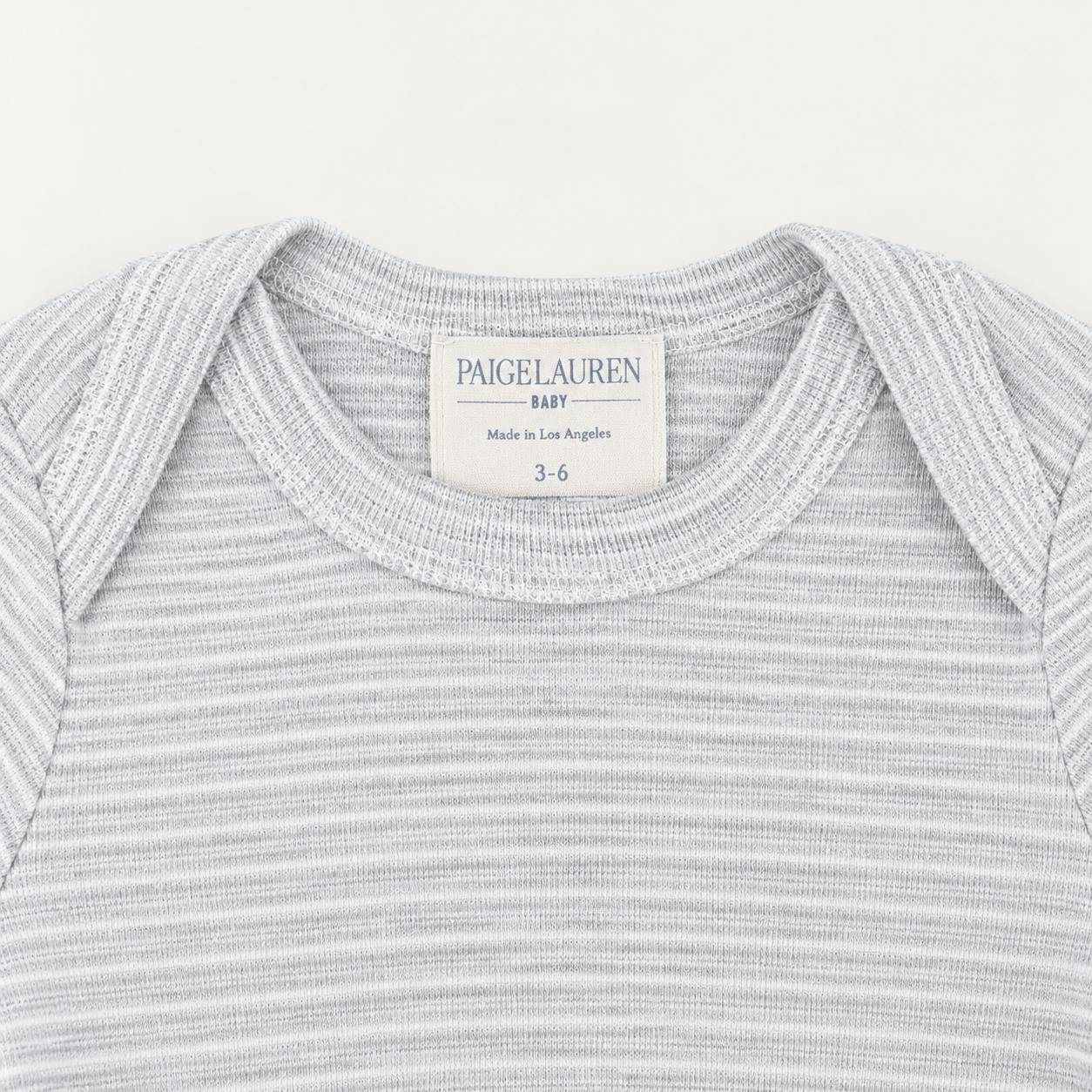 Rib Lap Tee Footie Pajama