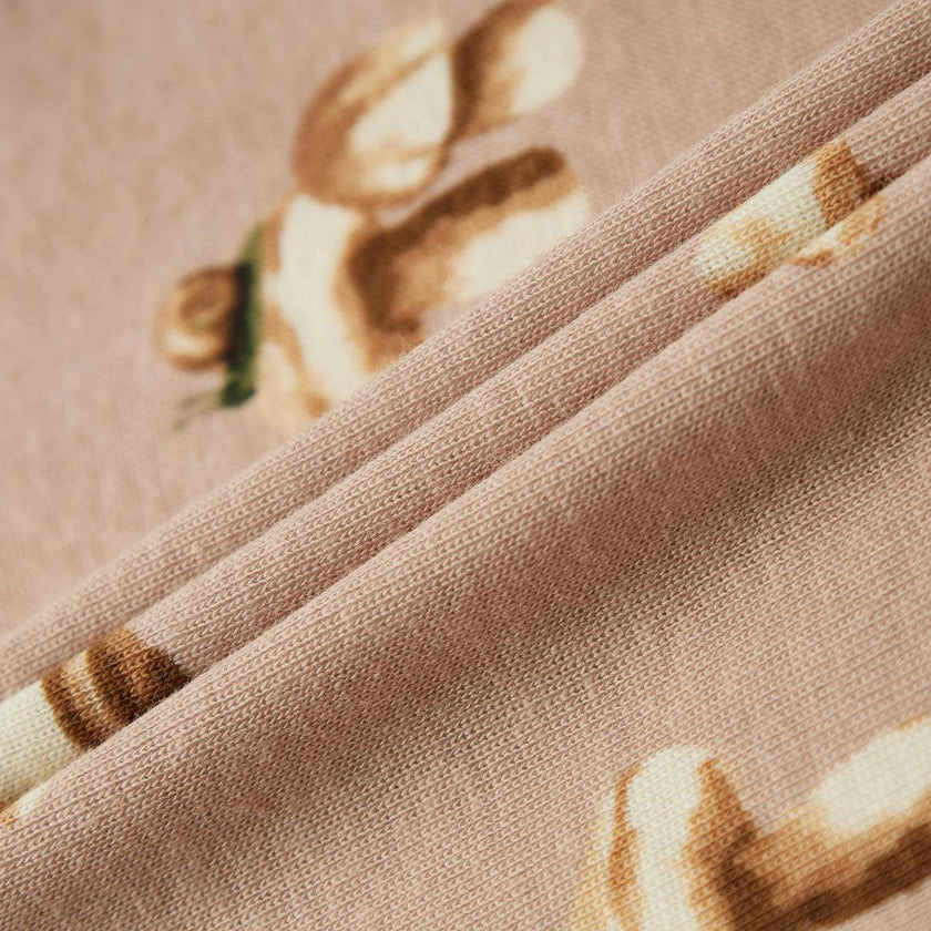Mushroom Organic Cotton Dress and Legging Set