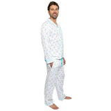 Men's Golf Long PJ Set - Organic Cotton Poplin