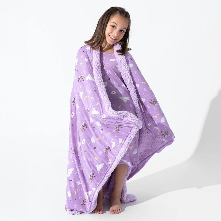 Hedwig's Magical Mail Bamboo Girls' Short Sleeve Dress